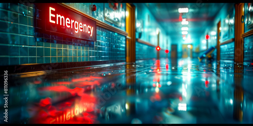 Hospital Emergency Room: Urgency and Medical Professionals at Work 