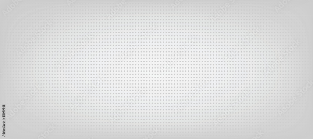 Fototapeta premium Abstract grey white background with dot pattern. Grey white texture.