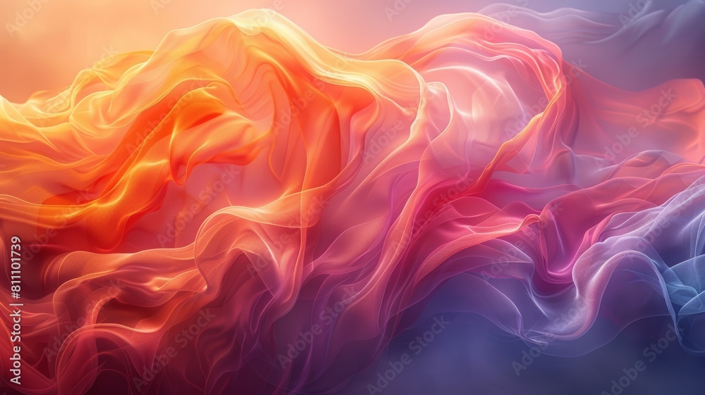 Obraz premium The image is an abstract painting with vibrant colors,abstract background