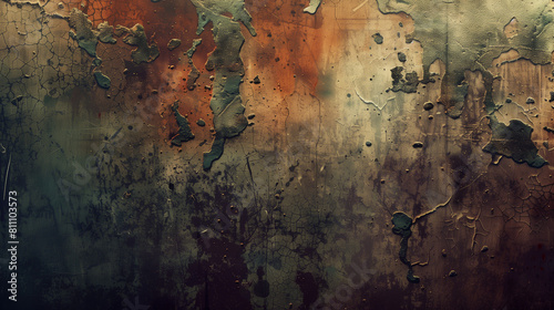 Rusted Metal Surface Covered in Rust photo