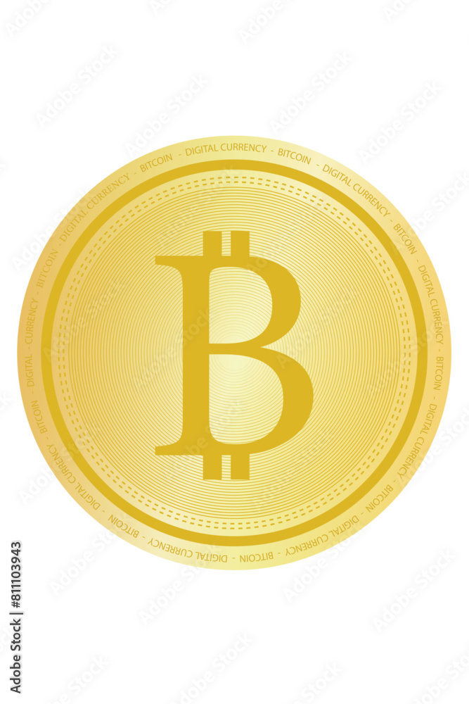 Bitcoin vector icon image, editable bitcoin image Bitcoin vector icon image, editable bitcoin image