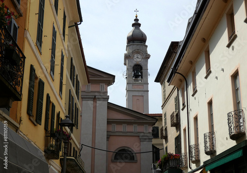 On the road in Menaggio on Lake Como (Italy)