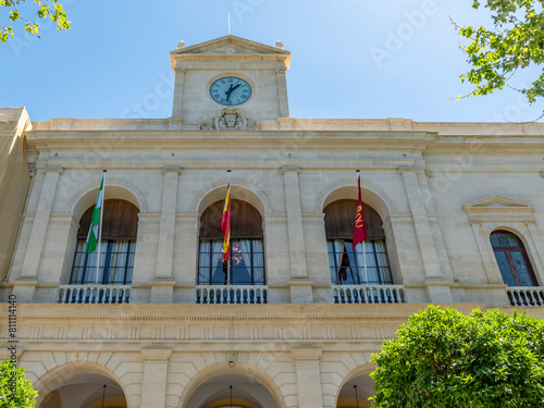 The town hall of Seville, Spain on a sunny day