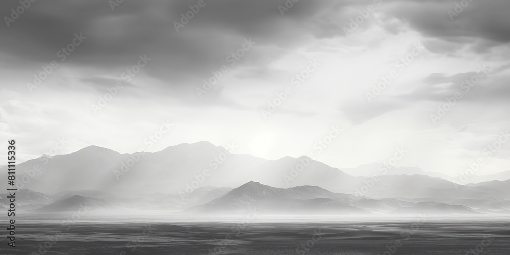 Desert dunes landscape background. Storm dark clouds mystic weather adventure travel nature outdoor scene view
