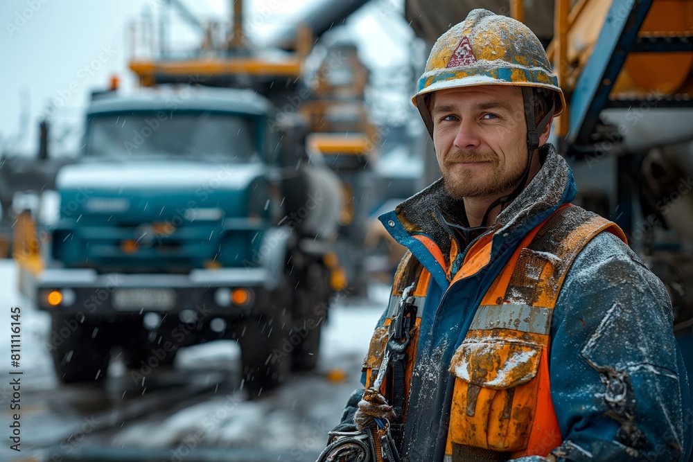 A courageous trucker travels thousands of kilometers, providing supplies throughout the country A courageous trucker travels thousands of kilometers, providing supplies throughout the country