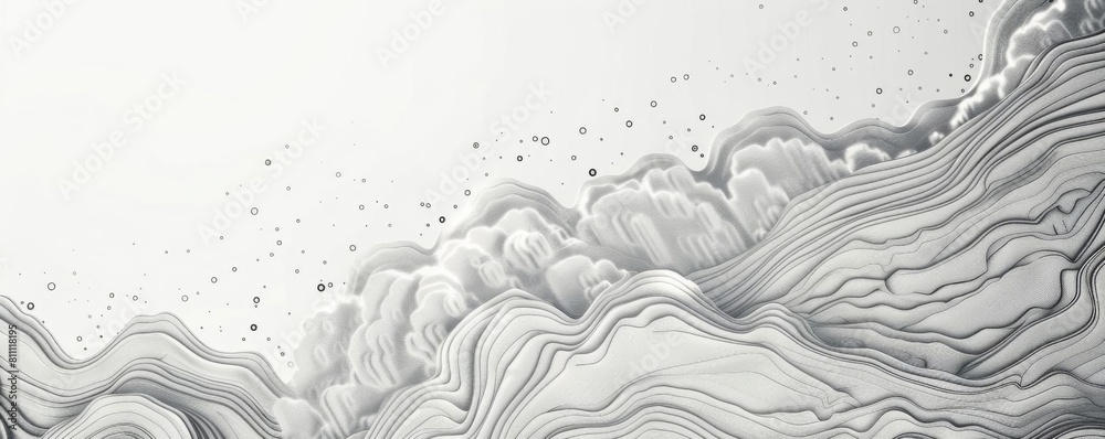 Create a clean and elegant white on white background pattern. The pattern should be made up of organic flowing lines that give the impression of both depth and movement. Create a clean and elegant white on white background pattern. The pattern should be made up of organic flowing lines that give the impression of both depth and movement.