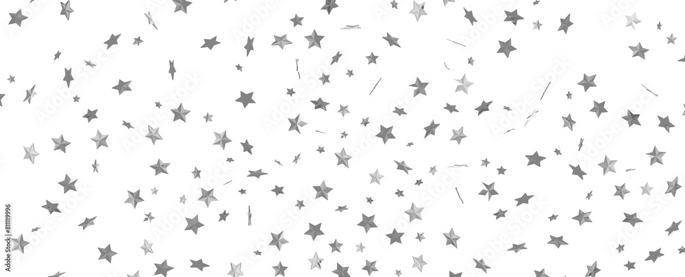 Seamless pattern with small silver stars on white background. Seamless pattern with small silver stars on white background.