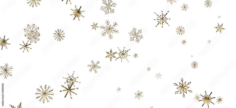 Snowflakes and bokeh lights on the blue Merry Christmas background. 3D render Snowflakes and bokeh lights on the blue Merry Christmas background. 3D render