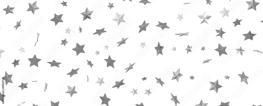 Seamless pattern with small silver stars on white background. Seamless pattern with small silver stars on white background.