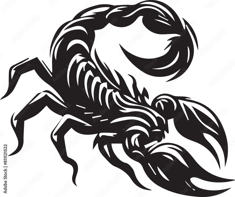 SCORPION silhouette vector EPS SCORPION silhouette vector EPS