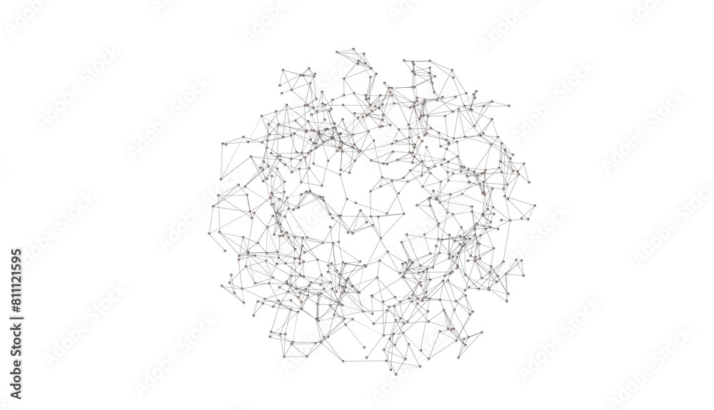 Big data visualization background.Abstract technology Big data visualization background.Abstract technology