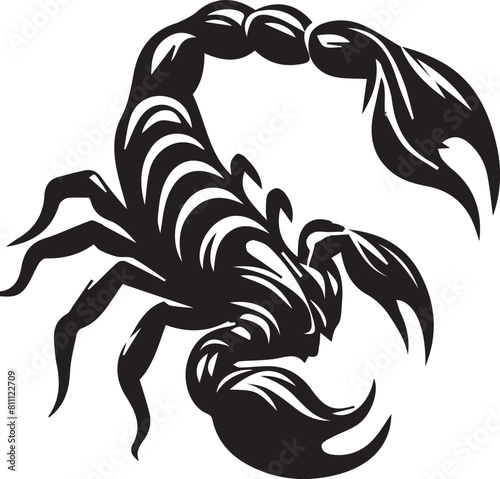 SCORPION silhouette vector EPS
