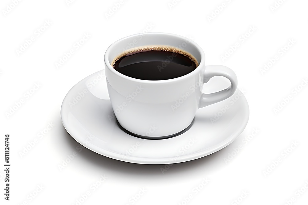 Cup of coffee isolated on white background Cup of coffee isolated on white background