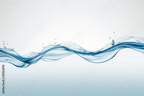 water wave stream jet background, water drops, visualization of liquid in motion, background, wallpaper