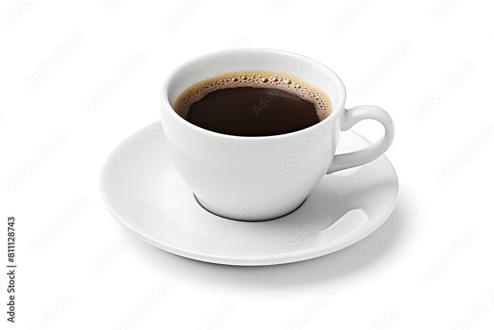 Cup of coffee isolated on white background Cup of coffee isolated on white background