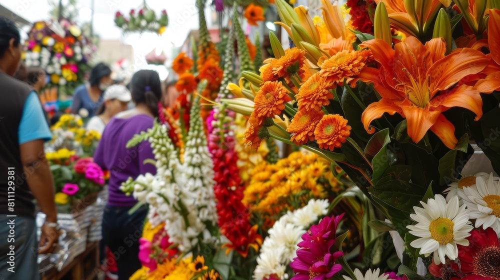 Fototapeta premium Feria de las Flores, Columbia