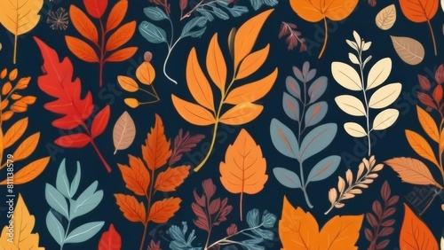 Abstract Autumn Wallpaper Suitable for Background. Copy Space