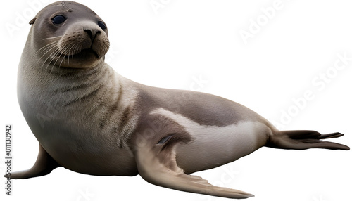 Seal on a transparent background