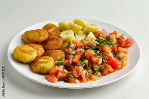 Hearty Jamaican Breakfast: Ackee and Saltfish with Hard Dough Bread and Black Pepper