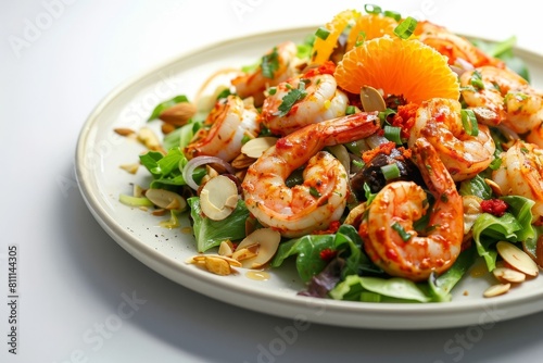 Achiote Shrimp Salad - Vibrant Colors and Tantalizing Aromas