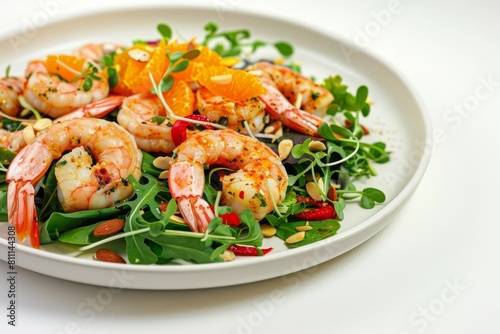 Achiote Marinated Shrimp Salad - Captivating the Senses