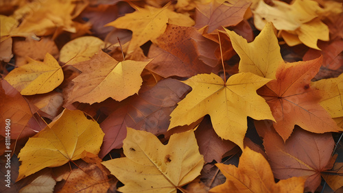 autumn maple leaves