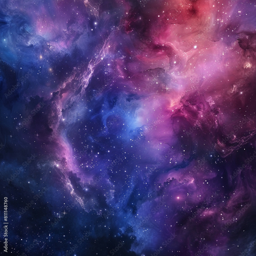 Fototapeta premium Celestial Nebulae Enigmatic Space Wallpaper
