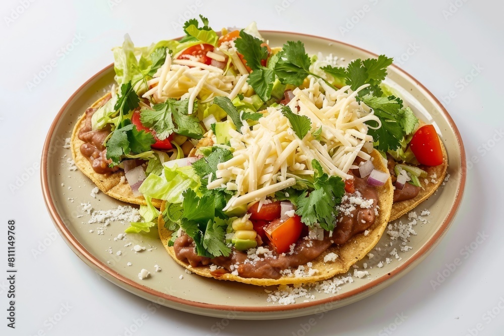 Irresistible Tostada Salad with Crispy Tortillas and Fresh Veggies Irresistible Tostada Salad with Crispy Tortillas and Fresh Veggies