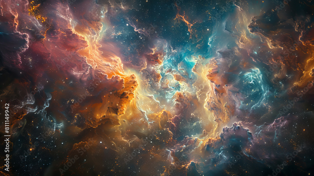 Cosmic Chromatics Colorful Galactic Wallpaper Cosmic Chromatics Colorful Galactic Wallpaper