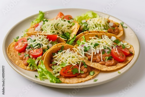 Mouthwatering Tostada Salad with Fresh Veggies and Herbs