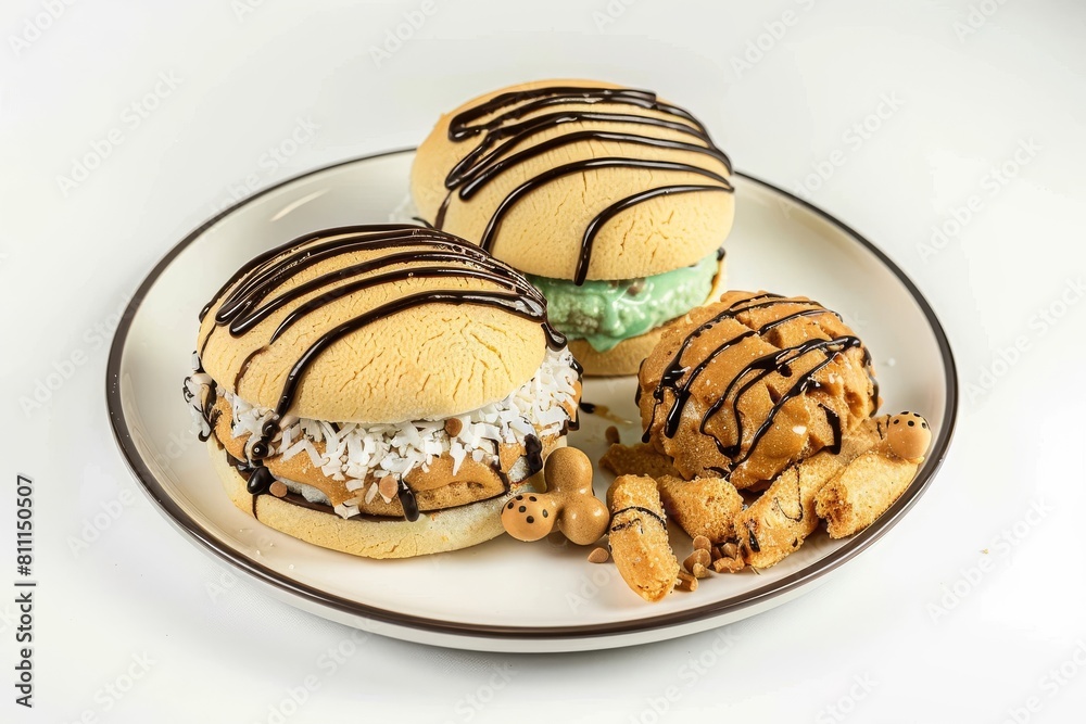 Peanut Picnic Delicacy: Sugar Cookie Buns and Peanut Butter Chip Drizzle Peanut Picnic Delicacy: Sugar Cookie Buns and Peanut Butter Chip Drizzle