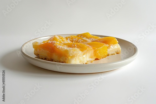 Refreshing Peachy Dessert with Canned Peaches and Peach Tea