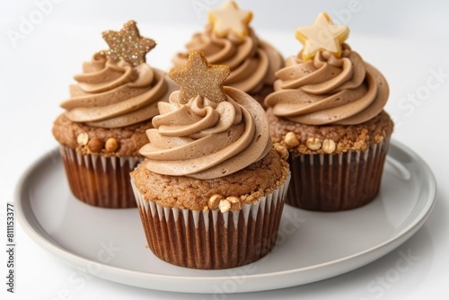 A Star is Born Cupcakes: Caramel Buttercream and Vanilla Flavors