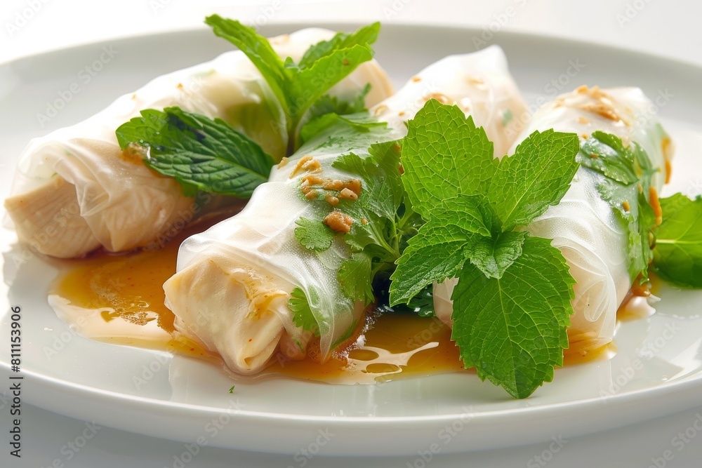 Irresistible Pro-Roller Chicken Spring Rolls with Savory and Tangy Sauce Irresistible Pro-Roller Chicken Spring Rolls with Savory and Tangy Sauce