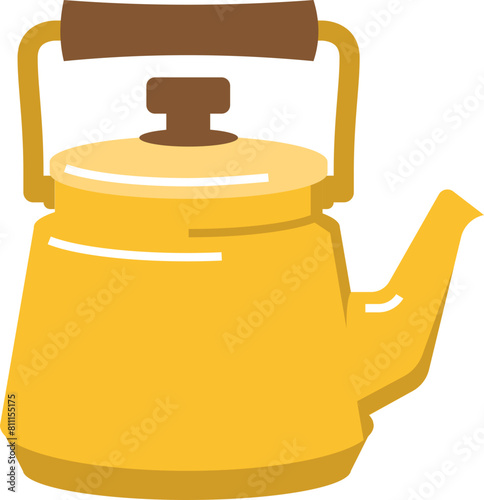 teapot on a white background