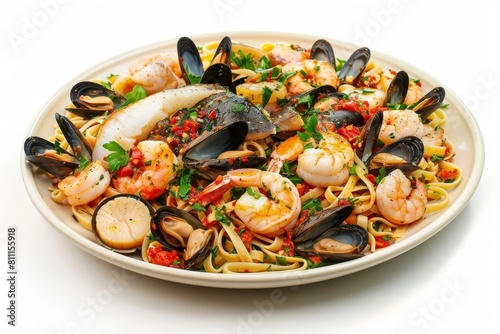 Satisfying Fra Diavolo Pasta with Succulent Seafood Medley