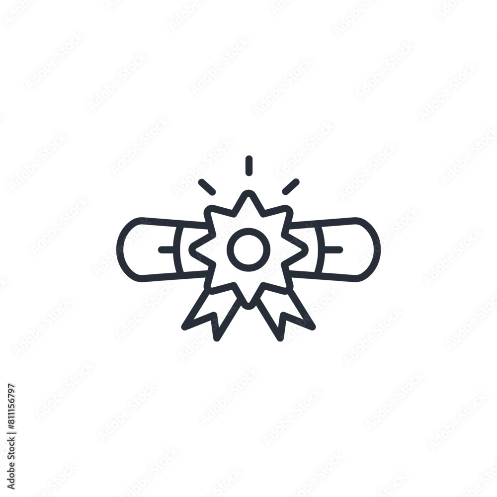 diploma icon. vector.Editable stroke.linear style sign for use web design,logo.Symbol illustration. diploma icon. vector.Editable stroke.linear style sign for use web design,logo.Symbol illustration.
