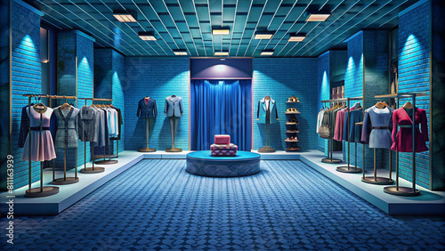 Props, mannequins, displays, clothing for presentation