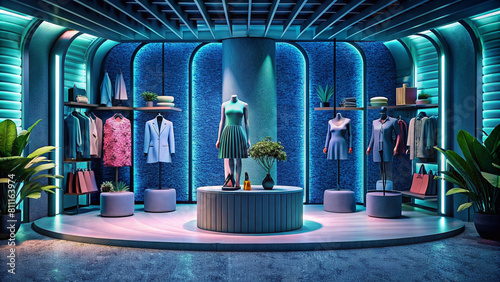 Props, mannequins, displays, clothing for presentation