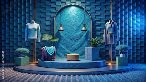 Props, mannequins, displays, clothing for presentation