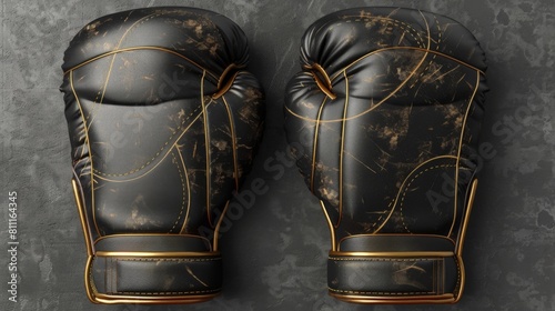 3D realistic image of martial arts pads, clean lighting, isolated on background