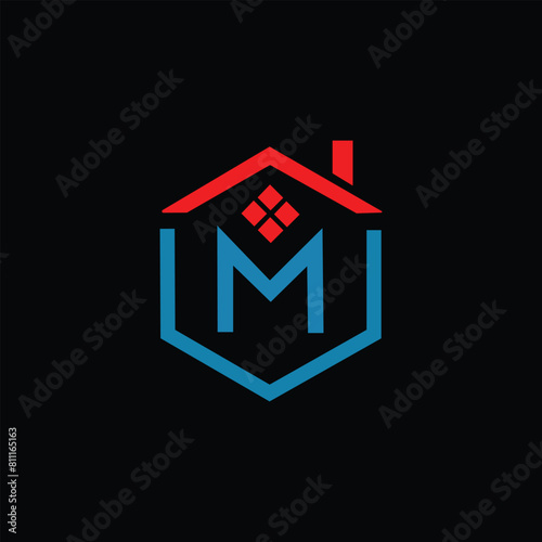 Letter M logo icon design template