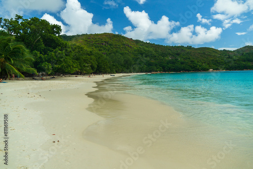 Seychelles beach Anse Lazio