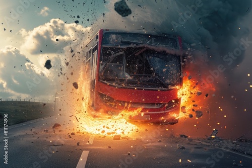 Urban Catastrophe: Bus Incident photo