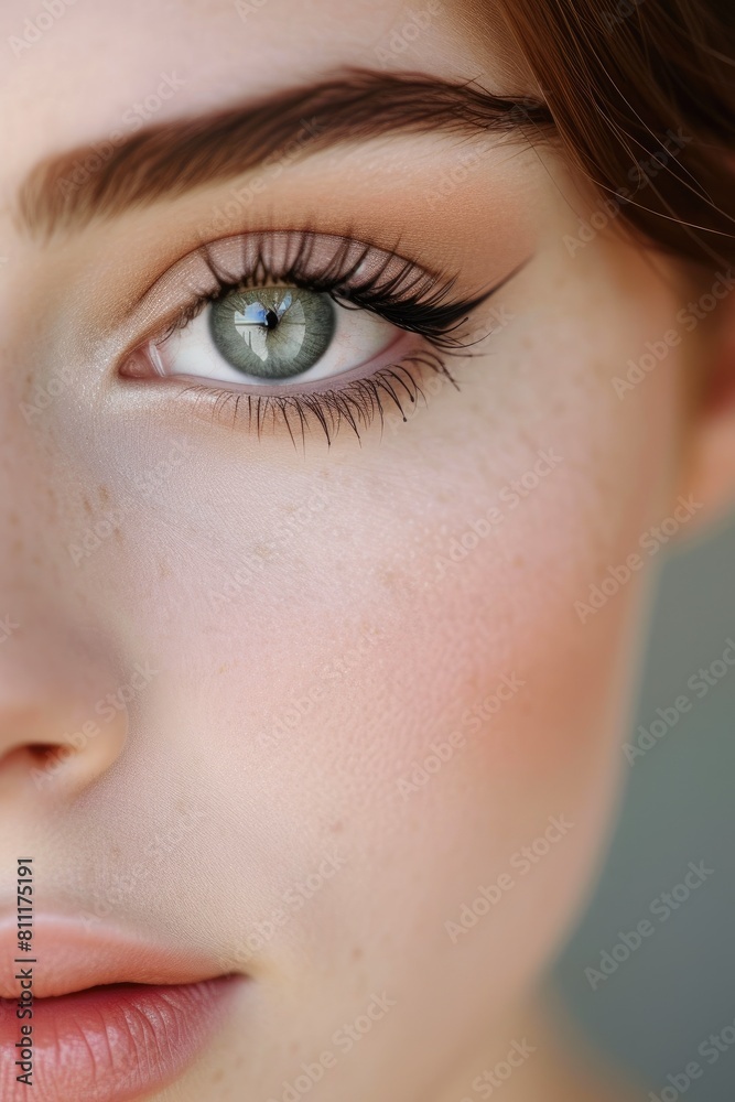 Eyes of Elegance: High-Resolution Beauty Shot