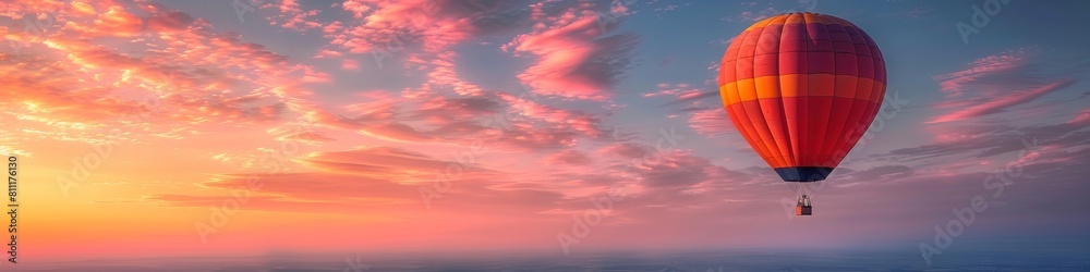 Obraz premium hot air balloon in the sky