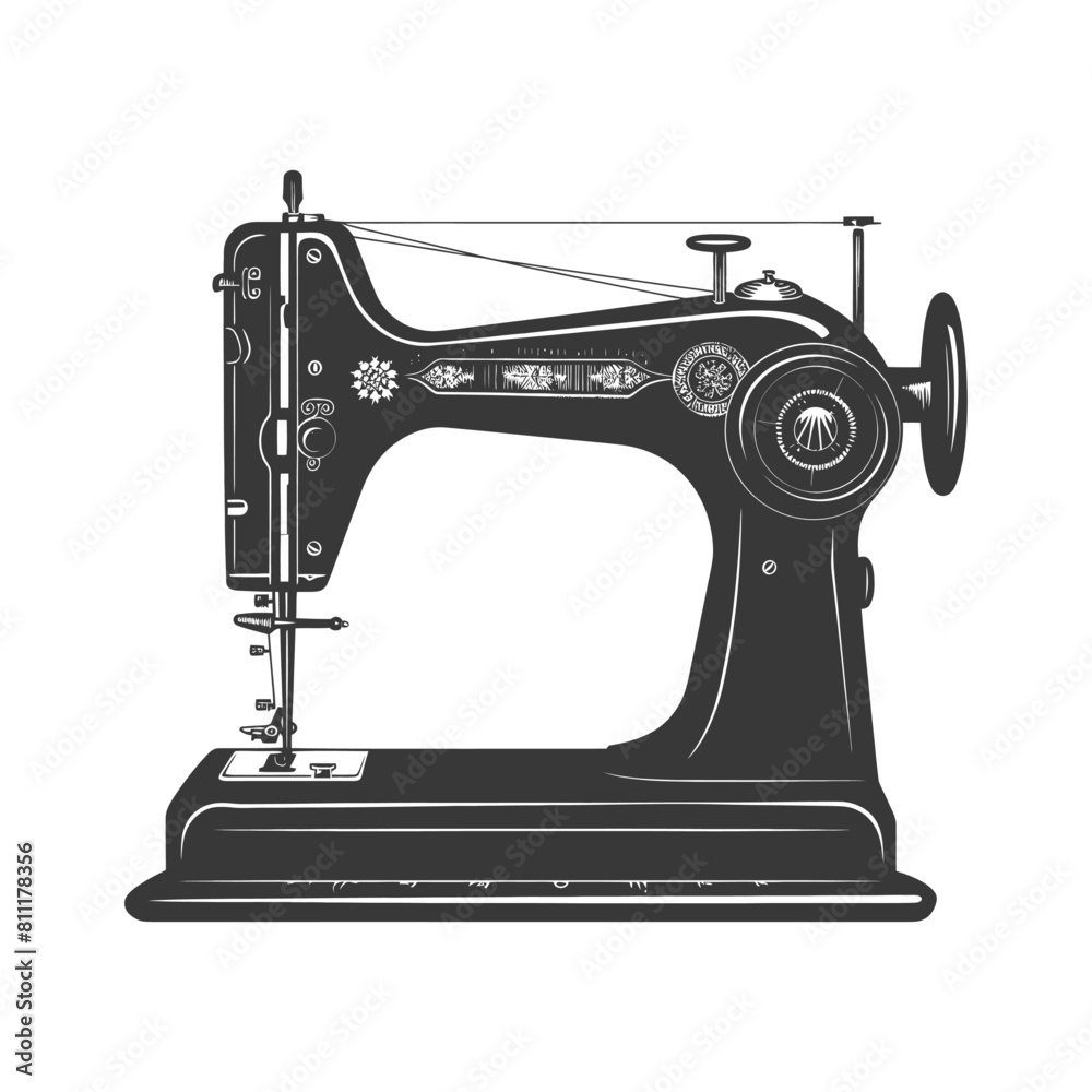 Silhouette sewing machine black color only