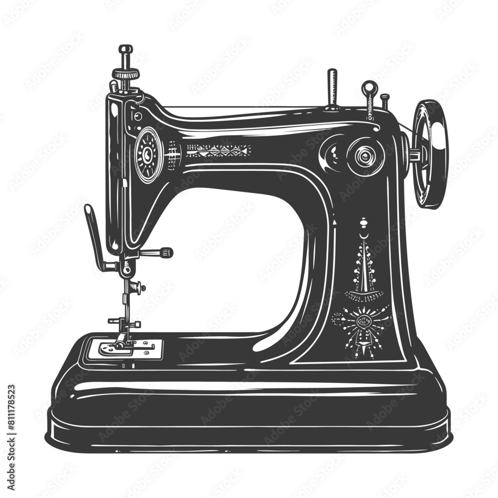 Silhouette sewing machine black color only