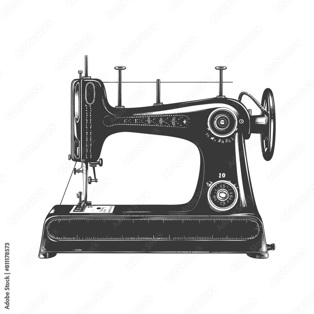 Silhouette sewing machine black color only