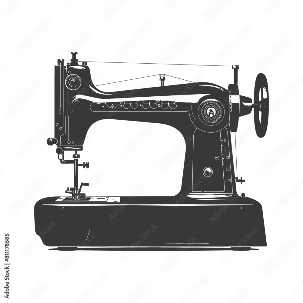 Silhouette sewing machine black color only Silhouette sewing machine black color only